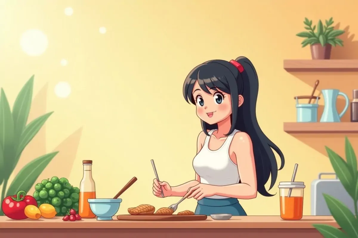How to recover for muscle growth and what to do - Studio Ghibli anime illustration