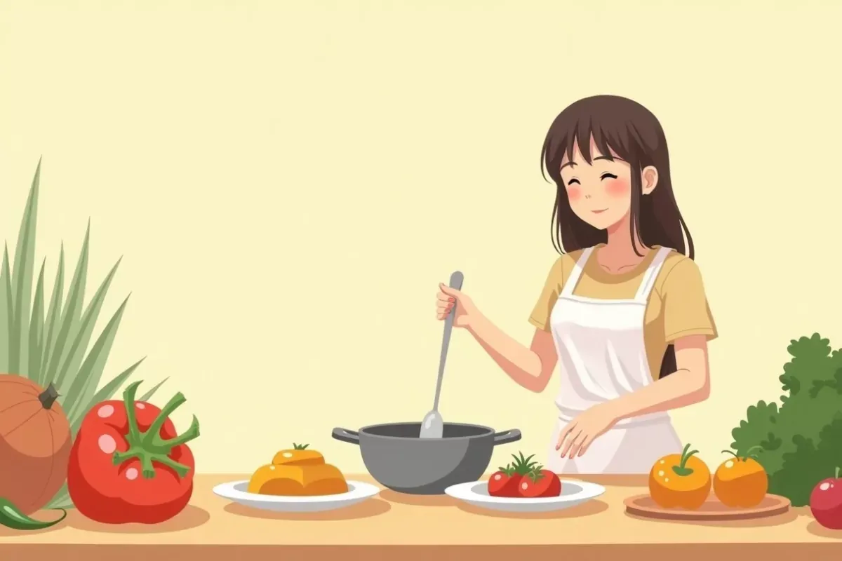 7 Steps to Follow the Valencia Diet Plan for Weight Loss - Studio Ghibli anime illustration