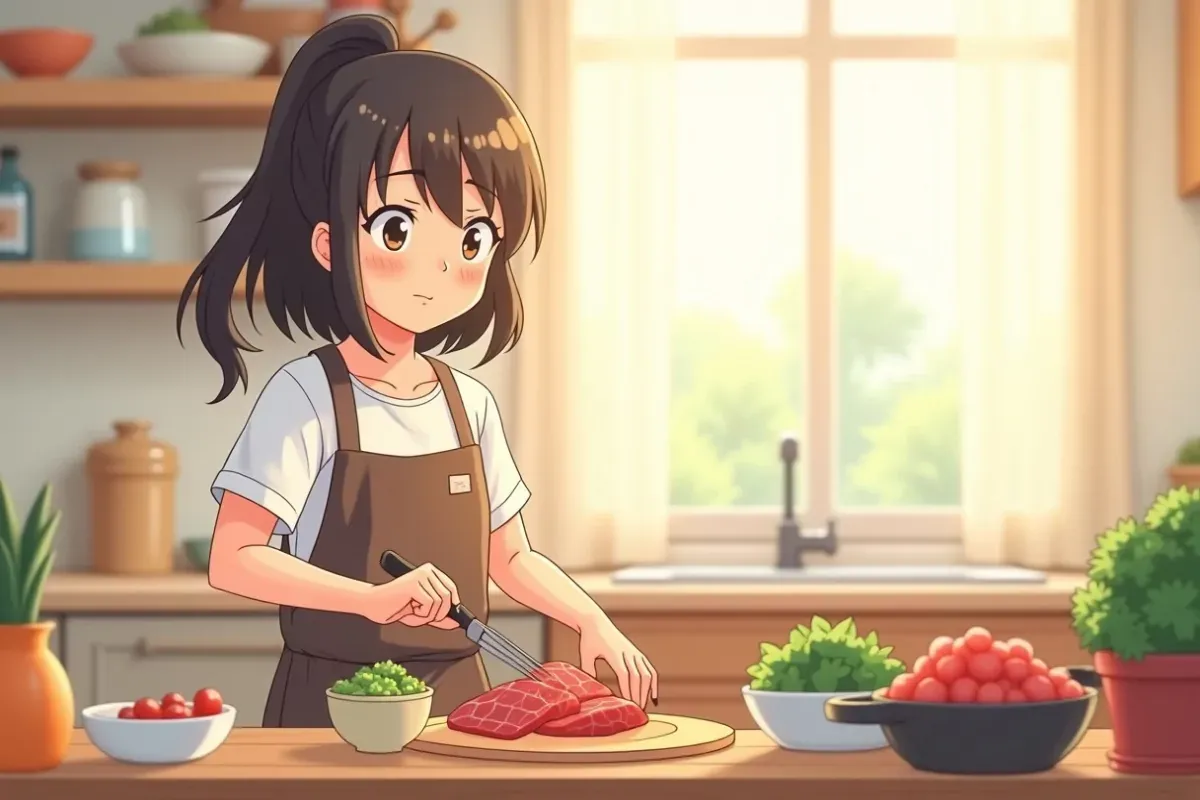 Steps to Start the Carnivore Diet - Studio Ghibli anime illustration