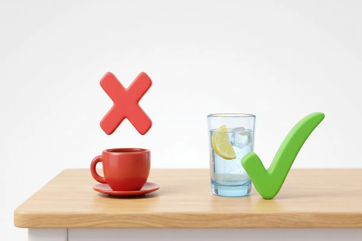 limit caffeine and alcohol fight fatigue boost energy 3D animation