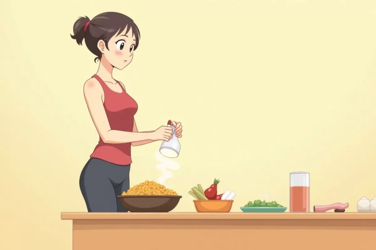 Common Questions About Protein and Weight Loss - Studio Ghibli anime illustration