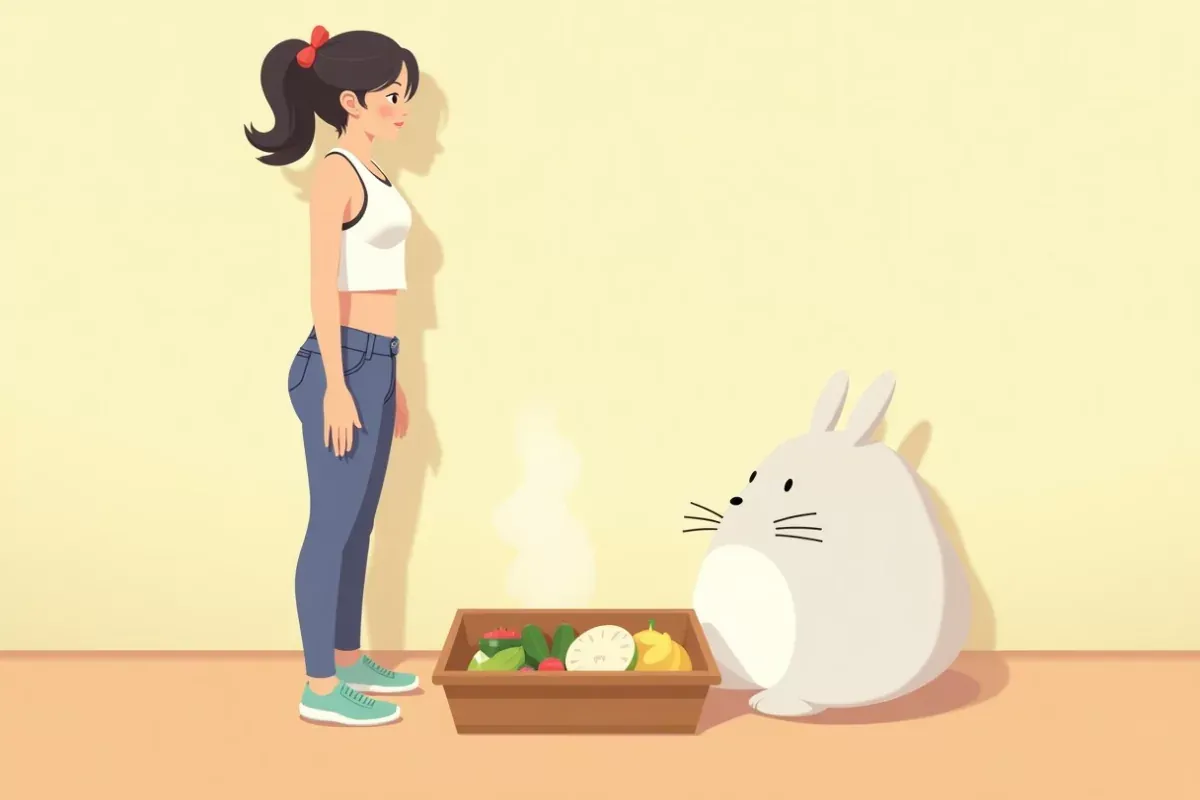 How to Measure Your Metabolism - Studio Ghibli anime illustration