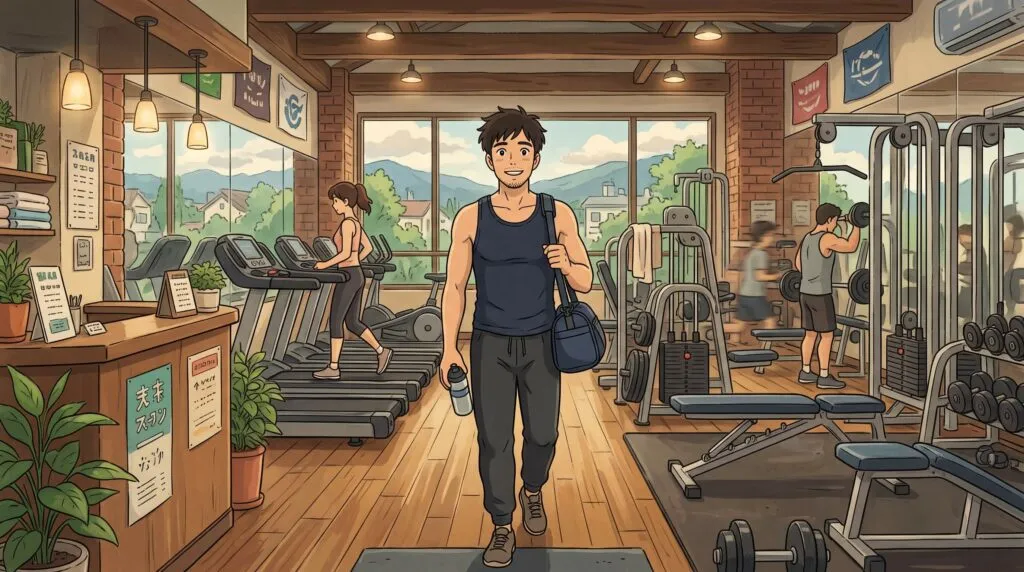 The 10 Best Exercises for Beginners at the Gym - a man performing a goblet squat in a gym