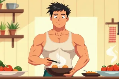 10 Reasons to Start Bodybuilding (Even as a Complete Beginner) - Studio Ghibli anime illustration