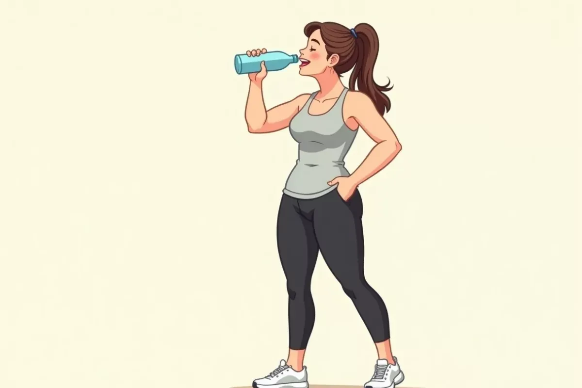 Maintaining a Slim Waist Long-Term - Studio Ghibli anime illustration