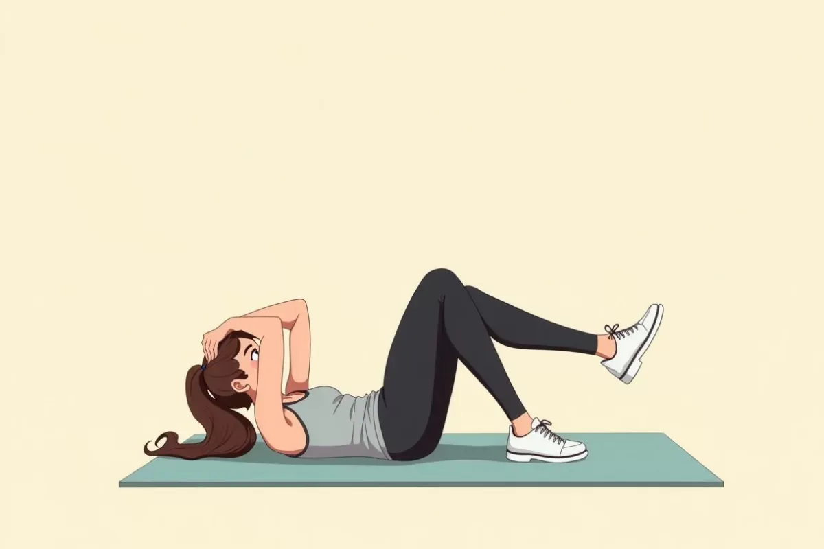 Slim Waist Workout at Home - Studio Ghibli anime illustration