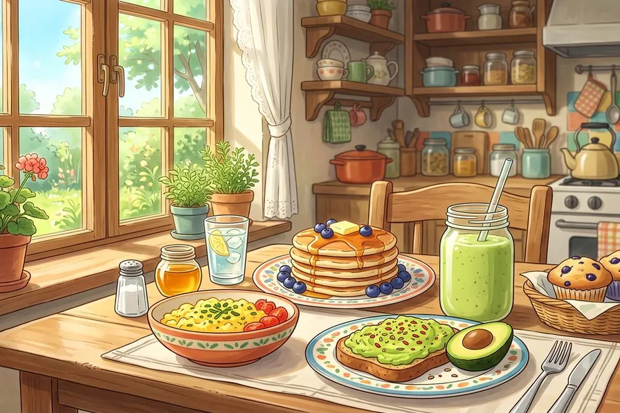 low carb breakfast recipes to start your day right anime illustration