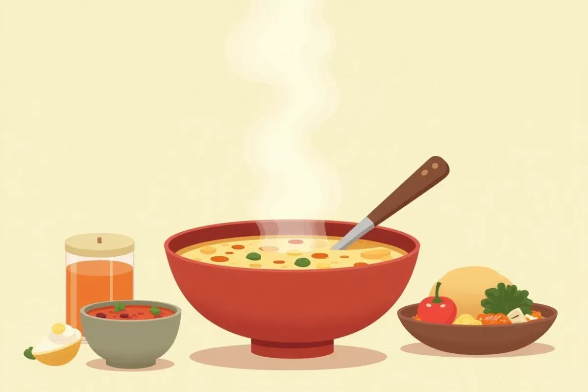Common Questions About the Souping Diet - Studio Ghibli anime illustration