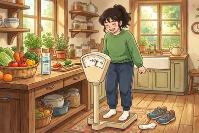 7 tips to lose weight fast and keep it off for good anime illustration