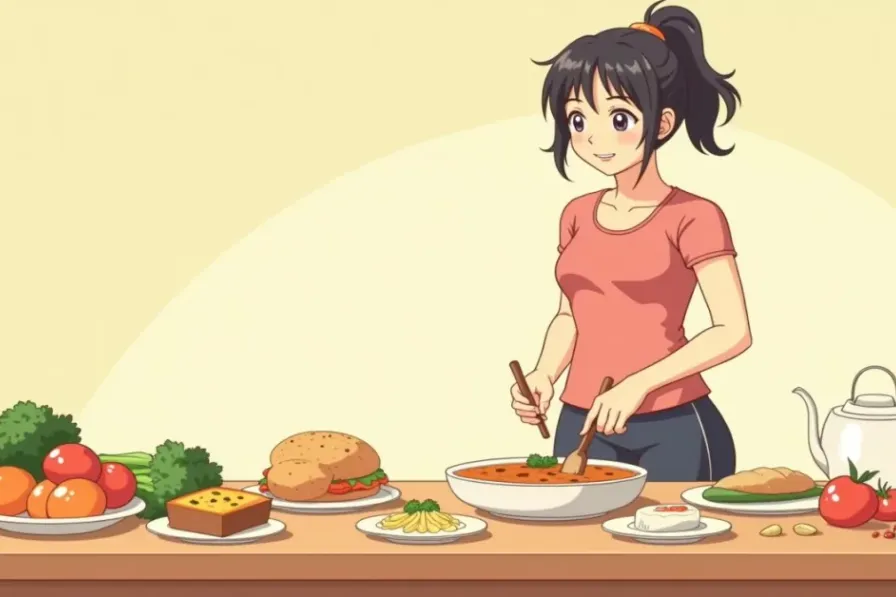 What Is the Quickest Way to Lose Weight? A Realistic Answer - Studio Ghibli anime illustration