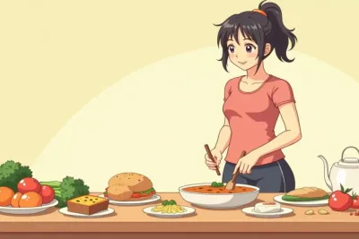 What Is the Quickest Way to Lose Weight? A Realistic Answer - Studio Ghibli anime illustration