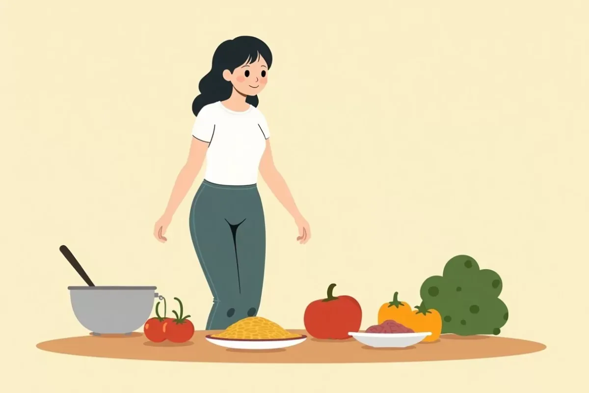 Tips and Tricks to Track Your Diet and Exercise - Studio Ghibli anime illustration