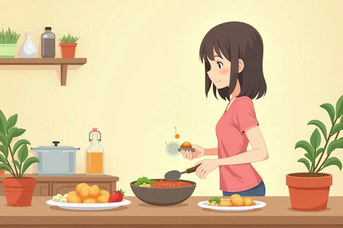 How to Improve Your Gut Health and Lose Weight Fast - Studio Ghibli anime illustration