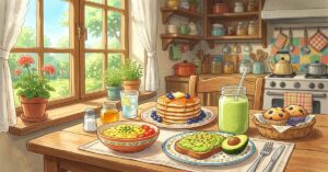low carb breakfast recipes to start your day right anime illustration