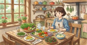 20 low carb vegetable recipes healthy eating easy anime illustration