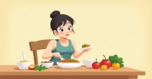 30 High-Protein Dinner Recipes for Weight Loss - Studio Ghibli anime illustration