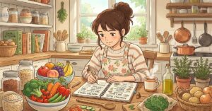 30 day clean eating meal plan revitalize your diet anime illustration