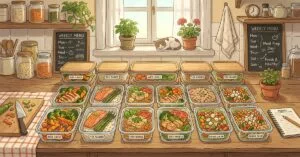 30 easy meal prep ideas for weight loss weekly guide anime illustration