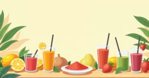 10 Detox Juice Recipes for Weight Loss and Body Cleansing - Studio Ghibli anime illustration