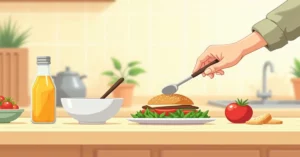 10 Quick and Easy Keto Lunch Recipes for Busy Weekdays - Studio Ghibli anime illustration