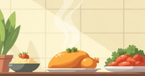 10 Juicy Keto Chicken Recipes for a Flavorful Low-Carb Meal - Studio Ghibli anime illustration