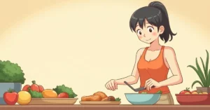 10 Healthy Dinner Ideas for Your Weekly Weight Loss Meal Plan - Studio Ghibli anime illustration