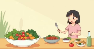 10 Weight Loss Salad Recipes That Are Actually Satisfying - Studio Ghibli anime illustration