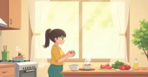 Intermittent Fasting for Weight Loss: Complete Beginner Guide - Studio Ghibli anime illustration