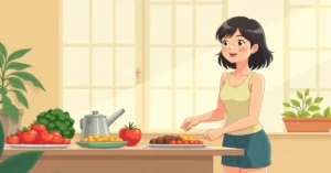 Met Flex Diet: 10 Steps to Achieve Metabolic Flexibility - Studio Ghibli anime illustration