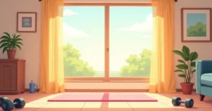 10 Chest Workouts at Home for a Stronger, More Defined Chest - Studio Ghibli anime illustration