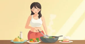 10 Glute Workouts to Grow Your Glutes in 7 Days (At Home) - Studio Ghibli anime illustration