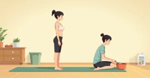 30 Calisthenics Exercises to Build Strength and Muscle at Home - Studio Ghibli anime illustration
