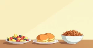 30 High-Protein Breakfast Recipes for Weight Loss - Studio Ghibli anime illustration