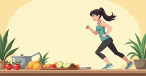 30 Full-Body Workouts at Home for Strength and Fat Loss - Studio Ghibli anime illustration