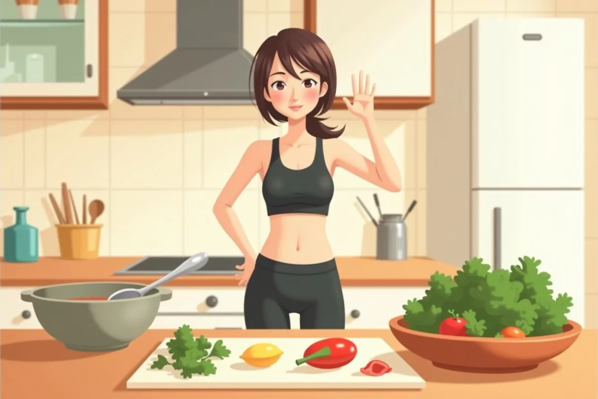 Full-Body Workouts at Home - How I Discovered the Benefits of Working Out at Home - Studio Ghibli anime illustration