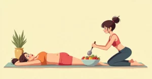 30 Core Ab Workouts: From Beginner to Advanced - Studio Ghibli anime illustration
