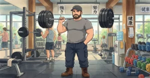 Progressive Overload: The Honest Secret to Getting Stronger - Studio Ghibli anime illustration